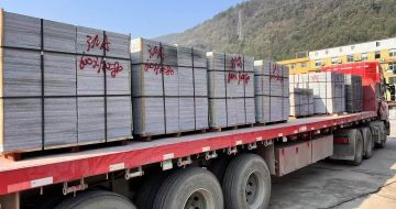 阳江 芝麻灰地铺石出货日常