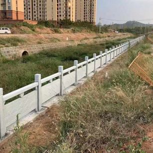 阳江 白麻河道栏杆效果展示图