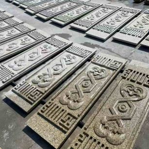 阳江 黄金麻花岗岩外墙雕刻板