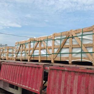 阳江 芝麻白花岗岩地铺石出口专车-泰国游