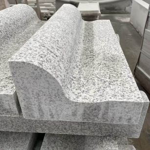 阳江 白麻花岗岩S型路沿石，路侧石，马路牙子等