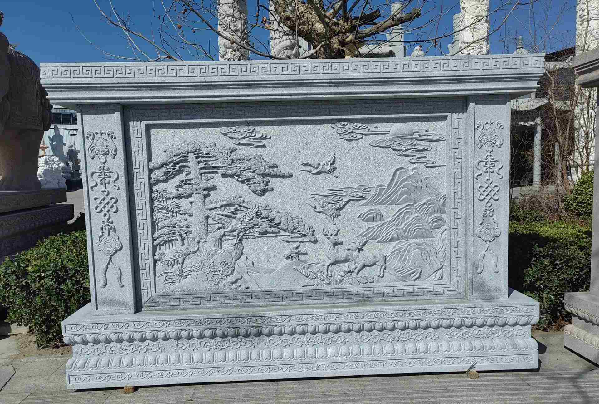 阳江 芝麻白大型照壁，屏风，影壁