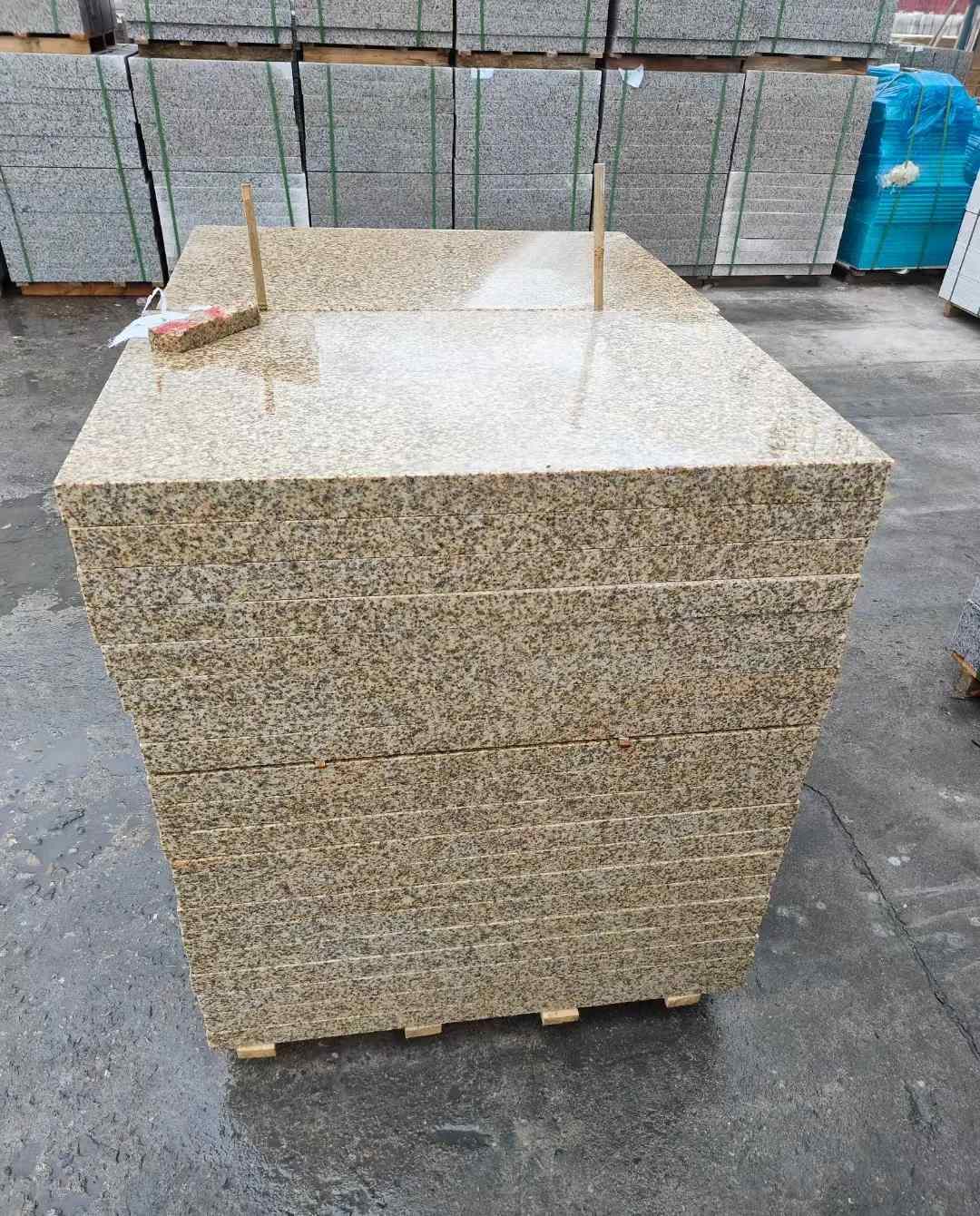 阳江 湖北黄金麻花岗岩石材荔枝面外墙石材