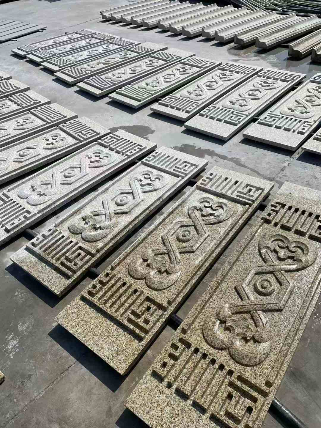 阳江 黄金麻花岗岩外墙雕刻板