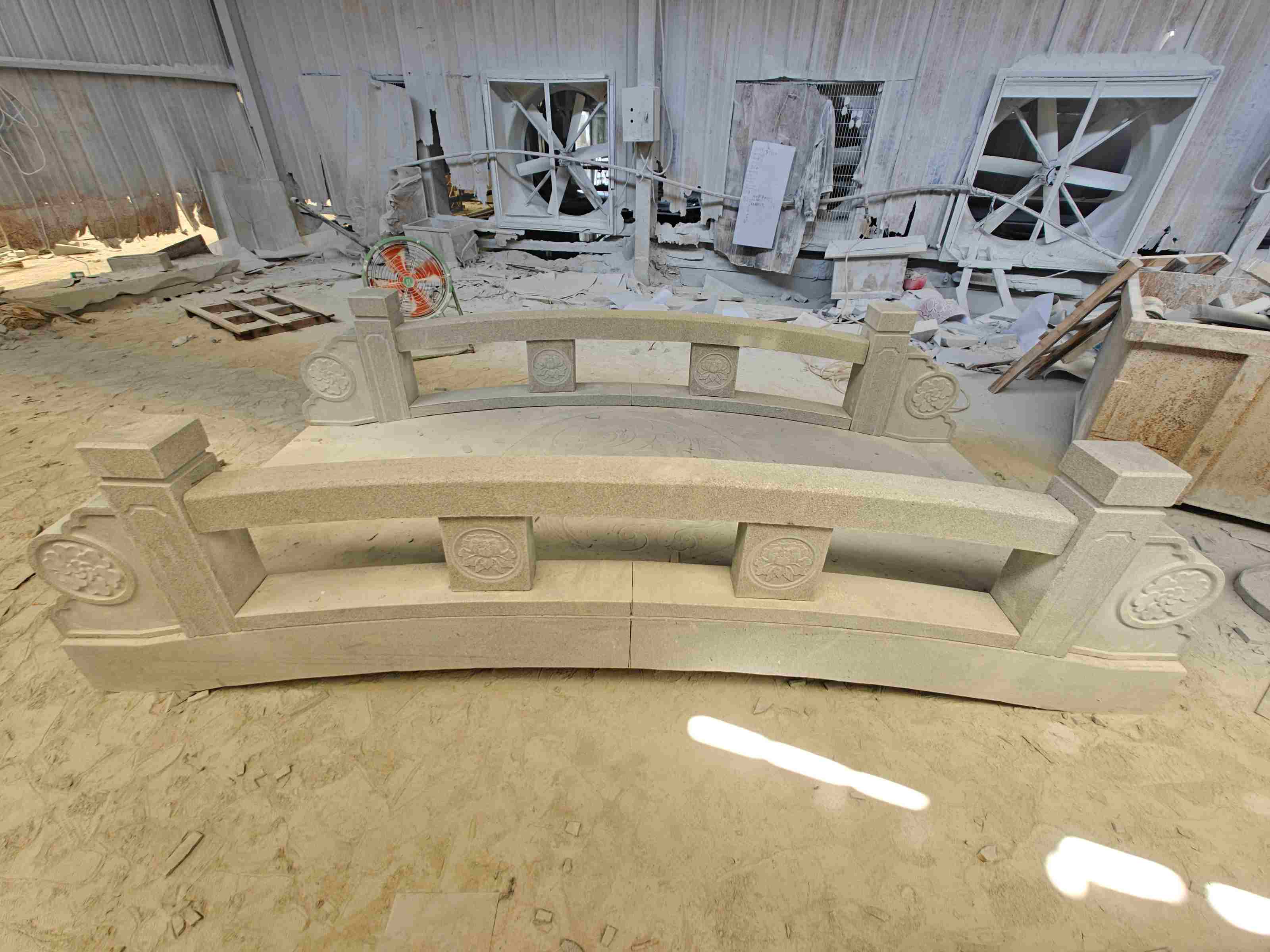 阳江 芝麻灰花岗岩异形加工-拱桥，石桥