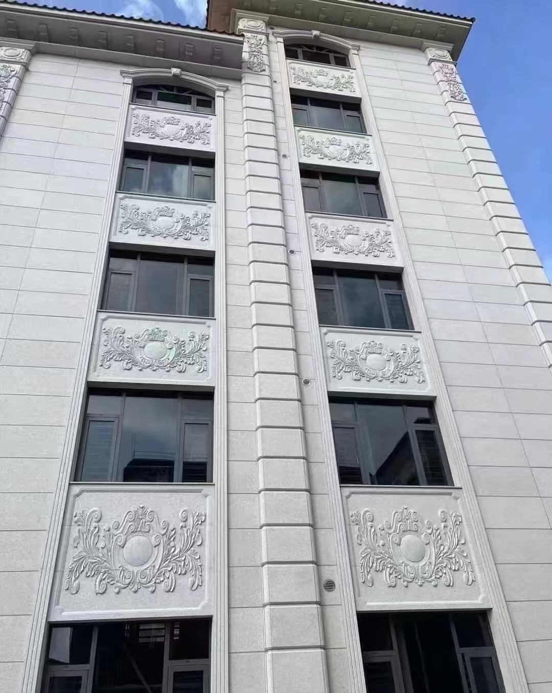 阳江 白麻荔枝面花岗岩别墅外墙干挂