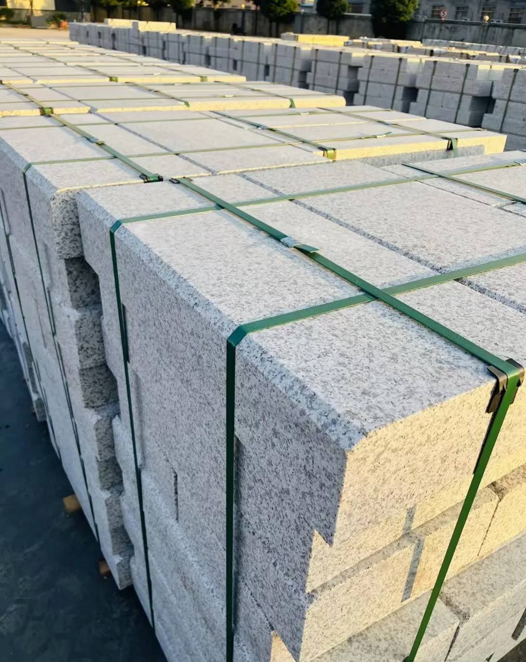 阳江 白麻花岗岩路沿石，马路牙子，路缘石，平石，立缘石等