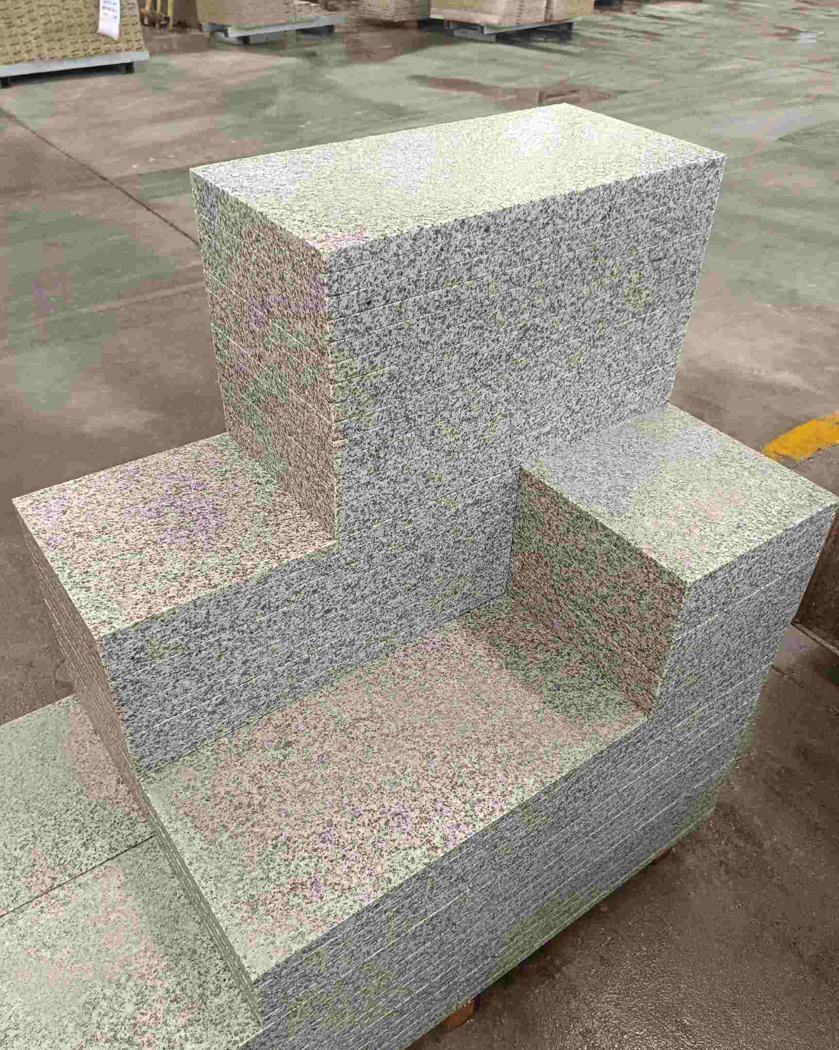 阳江 白麻花岗岩荔枝面地铺石