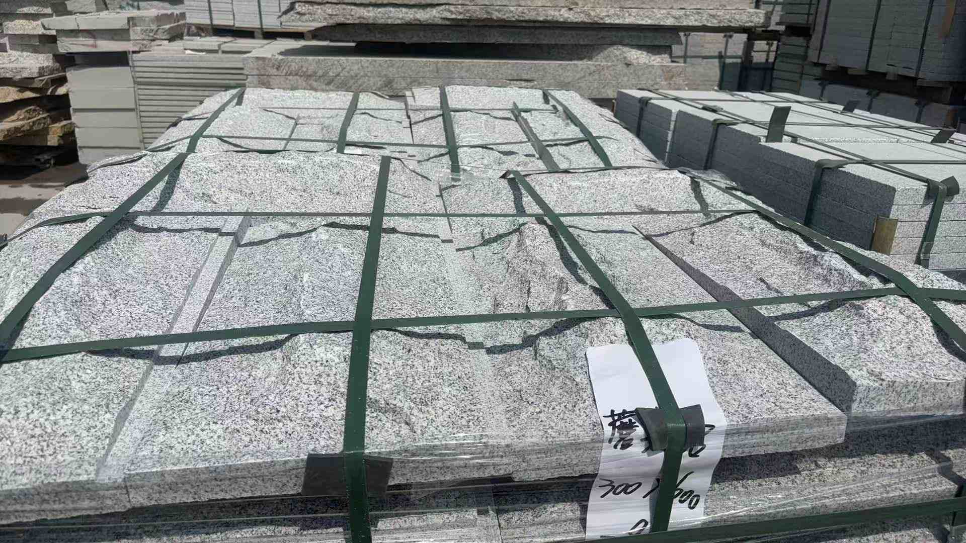 阳江 芝麻白蘑菇石成品