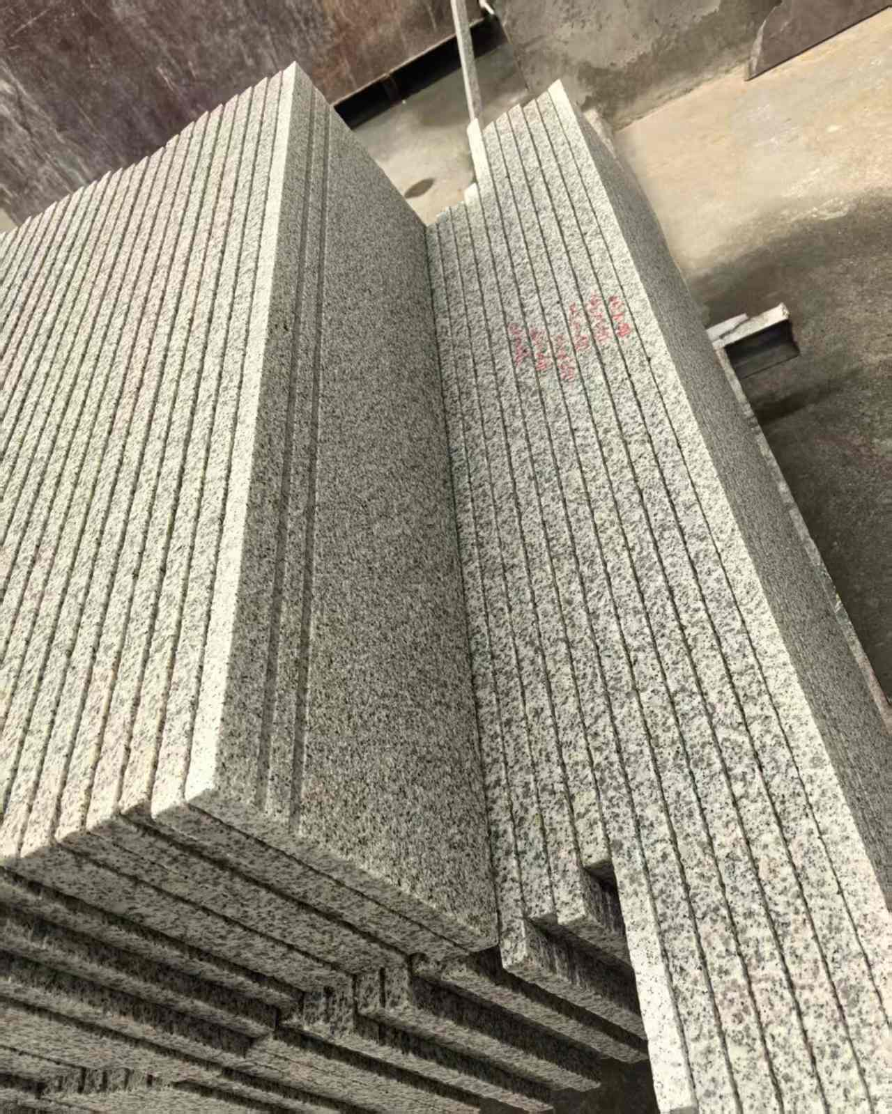 阳江 白麻荔枝面花岗岩楼梯踏步